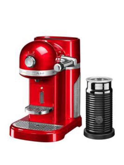 Nespresso Nespresso Kitchenaid With Aeroccino Empire Red